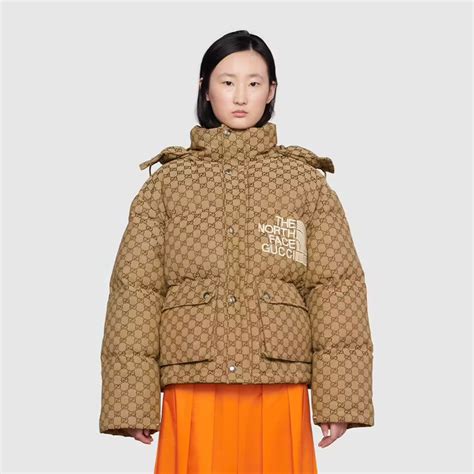 north face gucci winterjas groen|north face x gucci mountain jacket.